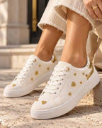 Tenis Aure Amore blancos para mujer
