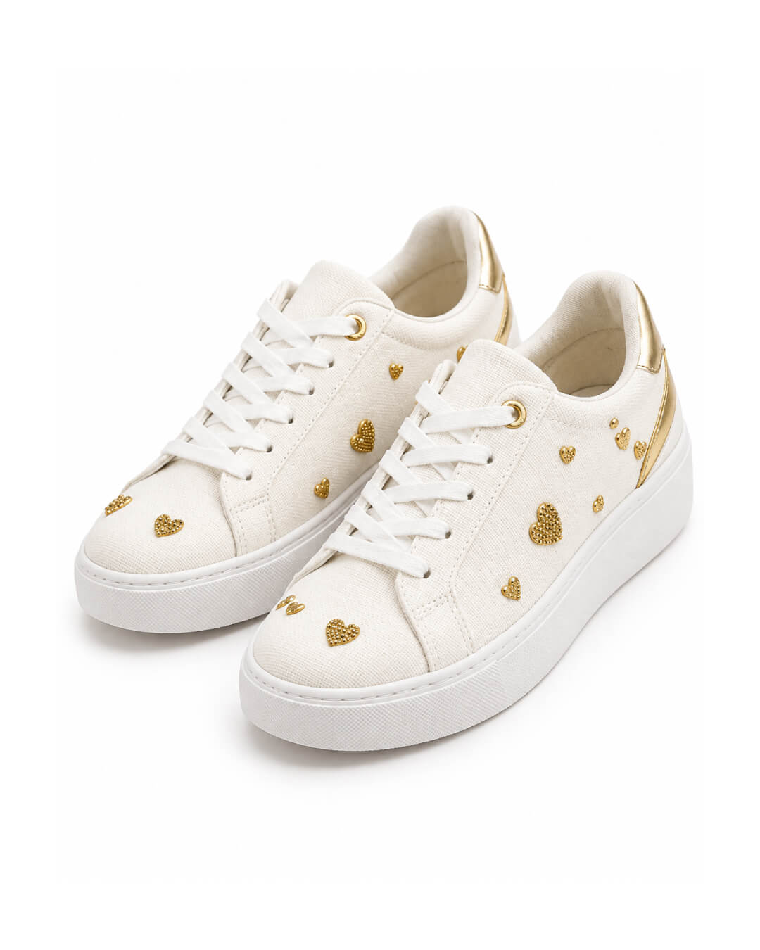 Tenis aure amore corazones dorados