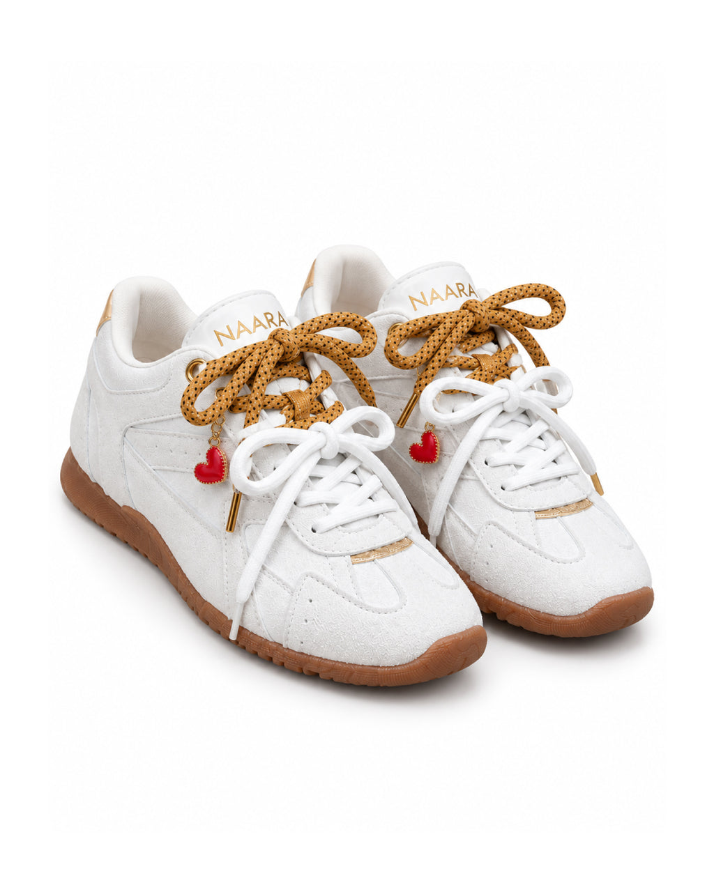 Tenis aure urban tono blanco hechos en cuero