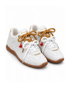 Tenis aure urban tono blanco hechos en cuero