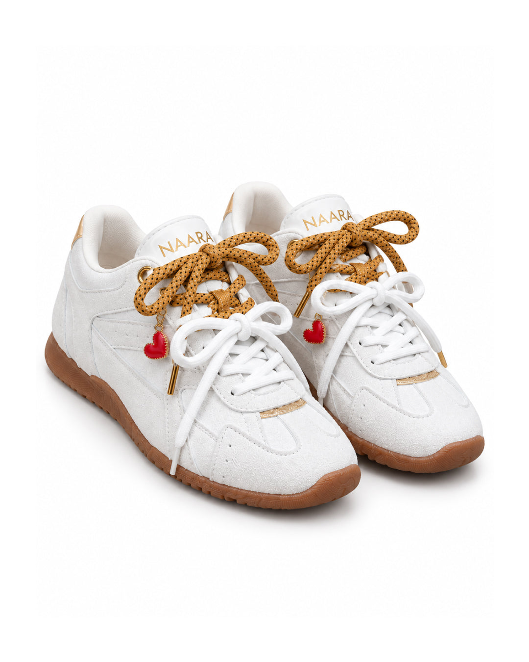 Tenis aure urban tono blanco hechos en cuero