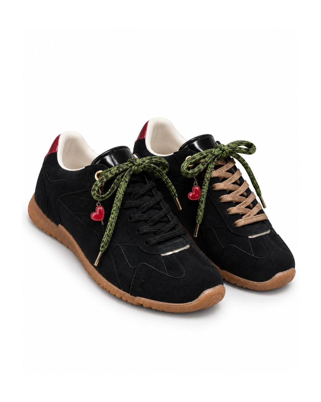Tenis aure urban tono negro cuero